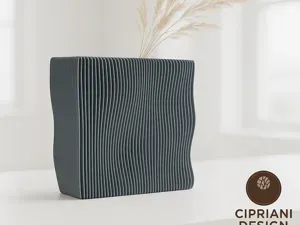 Modern Wave Vase – Contemporary Sculptural Design