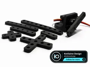 Micro Servo Arm & Linkage Kit – 7 Pieces