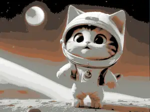 Space Cat (HueForge)