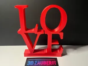 LOVE Deco Stand – 3D Schriftzug Deko