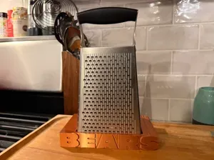 Chicago Bears Cheese Grater Holder Stand Rivalry