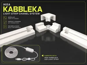 Ikea Kabbleka LED Light Strip Channel System