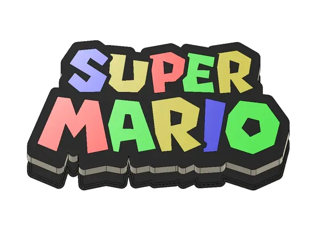 Super Mario Logo Lightbox LED Lamp — Image 3 of 5
