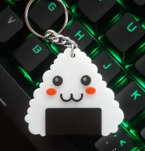 Kawaii Rice Ball Keychain