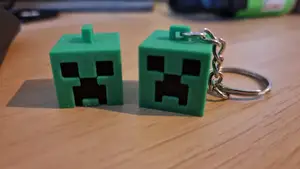 Minecraft Creeper Keychain