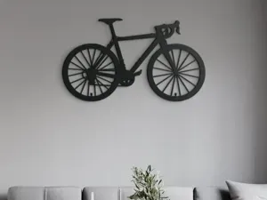 3D Wall Sticker Cycling Design