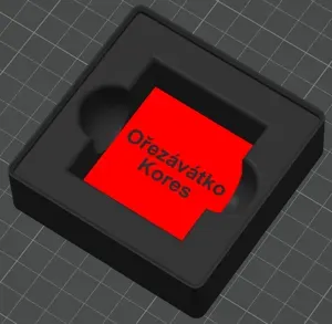 Gridfinity 2x2x4U box for pencil sharpener