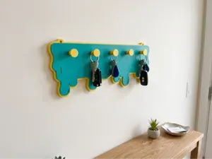 Liquid Drip Wall Mount Key Holder - Key Organizer