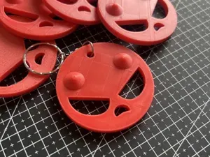 Emoji Keychain - Angry 'Red Horn'