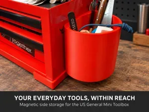 Magnetic Tool Cup | US General Mini Toolbox