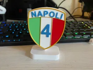 Scudetto Napoli da scrivania