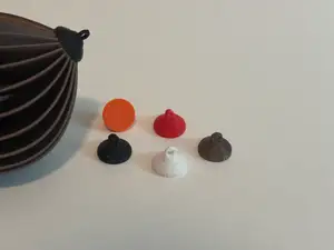 Glue on ornament hook for flat top ornaments