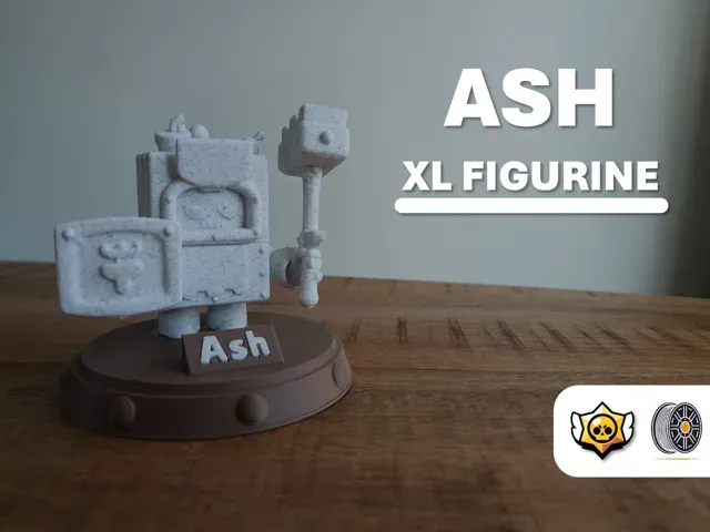 Ash | XL Brawl Stars Figurine (NO AMS)