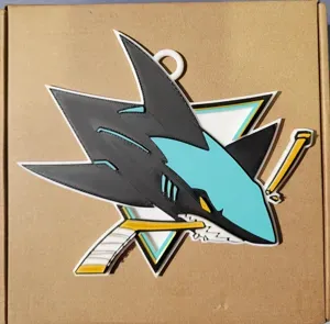 SAN JOSE SHARKS 3D Logo 180mm series
