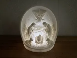 LED Krippen-Lithophanie / Nativitätslampe