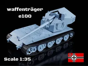 waffenträger e100 scale 1:35 World of tanks