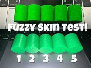 Fuzzy Skin Printer Calibration Test Print