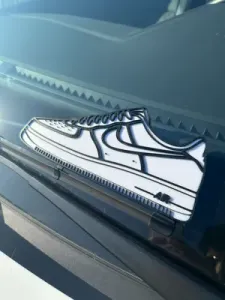 NIKE AIR FORCE ONE 2D WALL ART AMS
