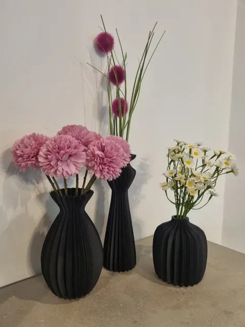 Modern vase set 3 pieces — Image 4 of 5