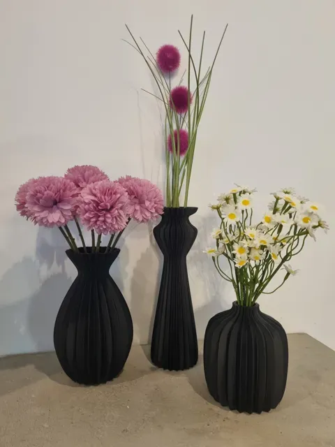 Modern vase set 3 pieces — Image 5 of 5
