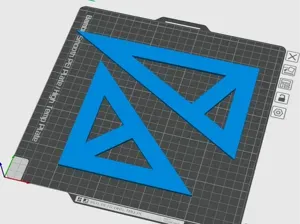 Sliding Right Angle Set Squares (45° + 30/60°)