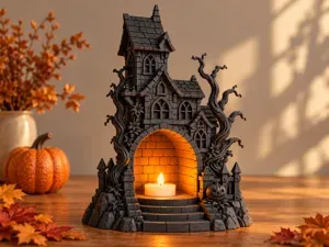 Castle of Shadows Tealight Holder