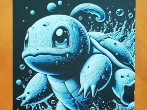 Squirtle - Pokemon - Hueforge