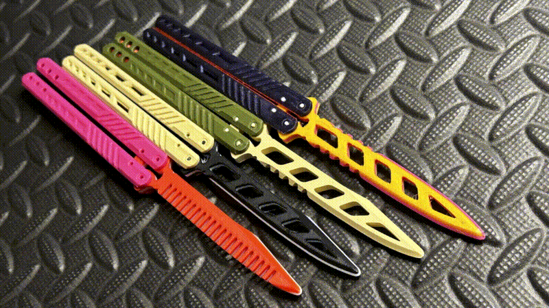Balisong aka Butterfly Knife new patterns and comb