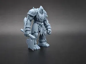 Armored Executioner Golem Fantasy Mini RPG DnD