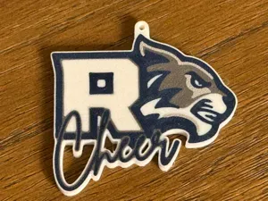 Rogers Cheer Keychain