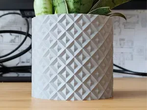 Small diamond Plant pot and Planter - Vase mode