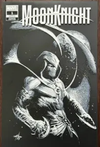 Moon Knight Comic Book Cover - Hueforge