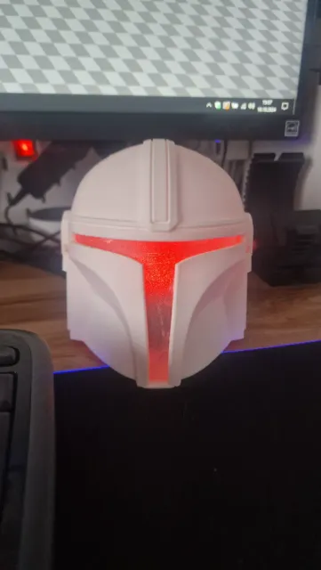 Mandalorian Echo Dot 1+2+3+4+5 Alexa Helmet Helm — Фото 2 из 8