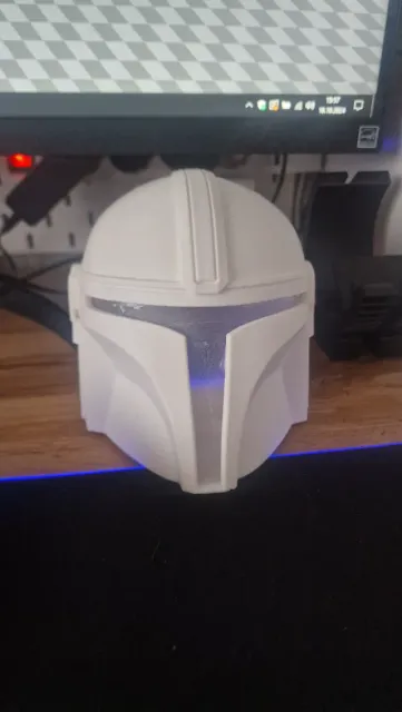 Mandalorian Echo Dot 1+2+3+4+5 Alexa Helmet Helm — Фото 3 из 8