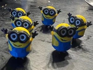 Bob the Minion despicable me character multicolor
