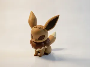 Chibi Version Of Eevee Pokemon V2 Chibi & Cute