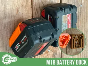M18Dock Battery Holder Wall Mount