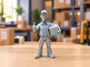 Funny Delivery Worker – Everyday Workers Series