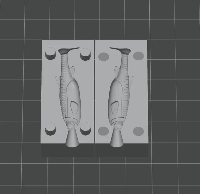 Ultra-Realistic 4cm Soft Bait Mold (Kraken Shad) — Фото 2 из 3