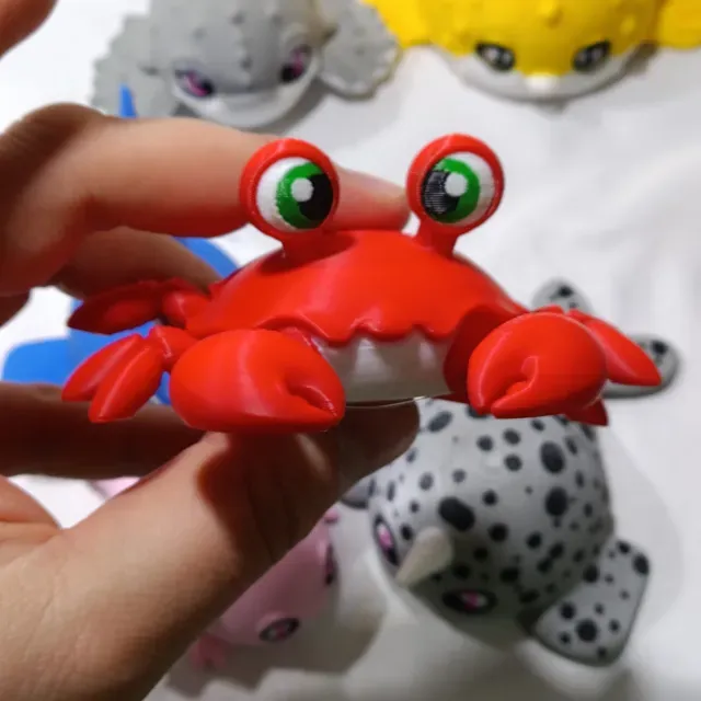 Cute Sea Animals Bundle - Articulated Flexi — Image 4 of 21