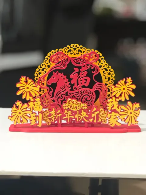 2026年马年春节“马上有福”桌面摆件 第十款式 — Image 3 of 3