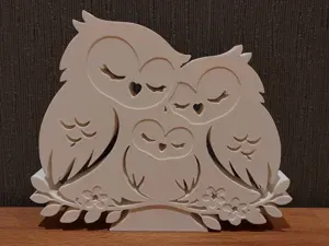 Eule Deko Eulenfamilie Geschenk