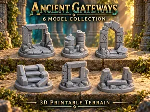Engraved Diamond Stone Ruins