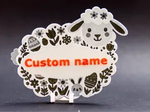 easter sheep table decor