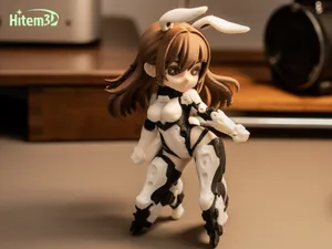 【全彩】兔女郎动漫Q版可爱手办