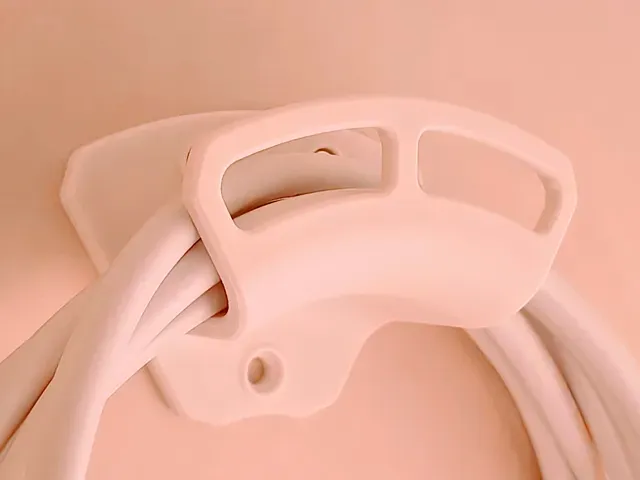 2 Size Curved Wall-Mounted Cable & Cord Organizer — Фото 12 из 17