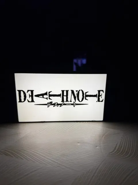 Death Note Ryuk Lightbox – 3D Printed Lamp — Фото 4 из 5