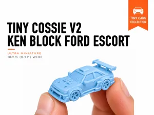 Tiny Cossie V2 - Ford Escort Cosworth - Mini Cars