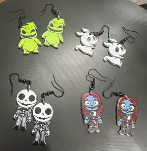 Nightmare Before Christmas Earring Collection 4 pk