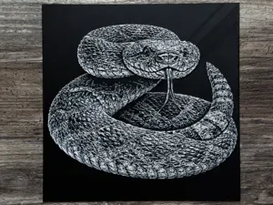 Diamondback Rattlesnake HueForge Wildlife Series